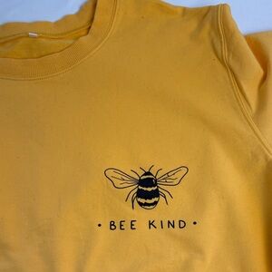 Bee Kind Yellow Sweatshirt